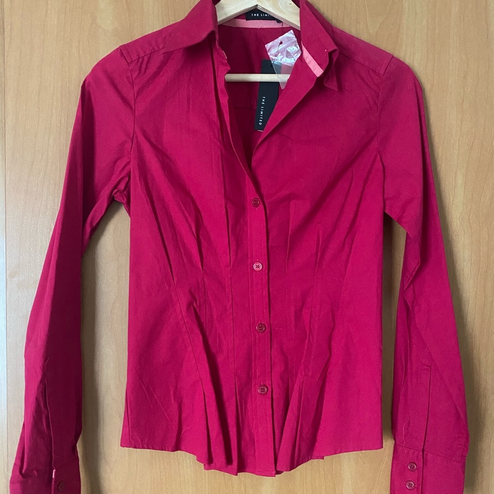 5/$40 - The Limited, XS Button Down Dress Shirt - NWT